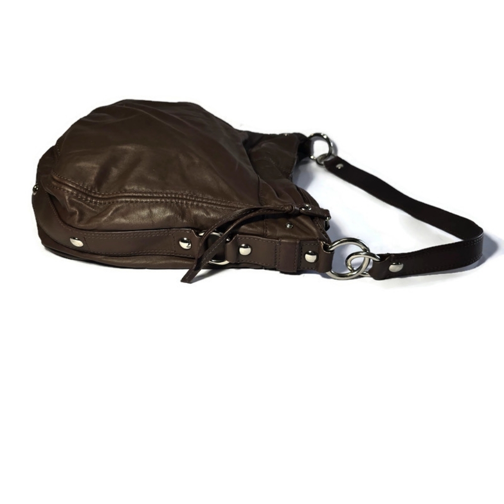 Vintage Coach F14706 Zoe Hobo Shoulder Bag Handbag Brown Leather Purse, - Picture 5 of 16
